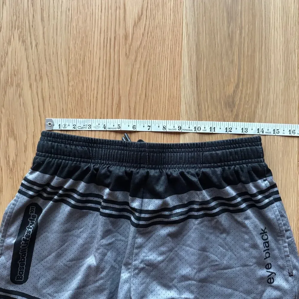 Baseball Lifestyle 101 Crayon Eye Black Shorts Mens Small